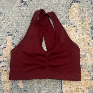 Alphalete Burgundy Sports Bra size medium